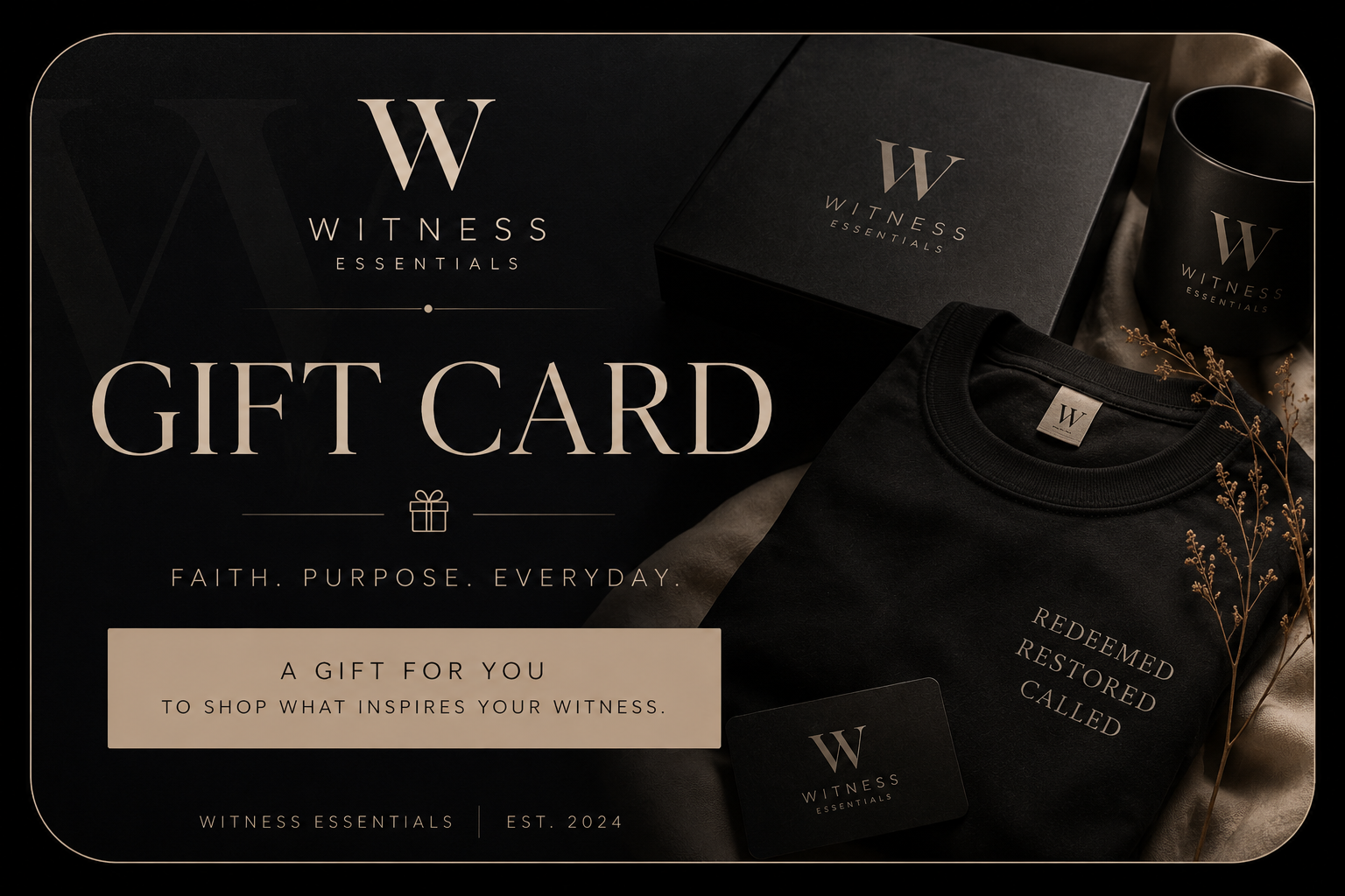 Witness Essentials Gift Card (Digital)