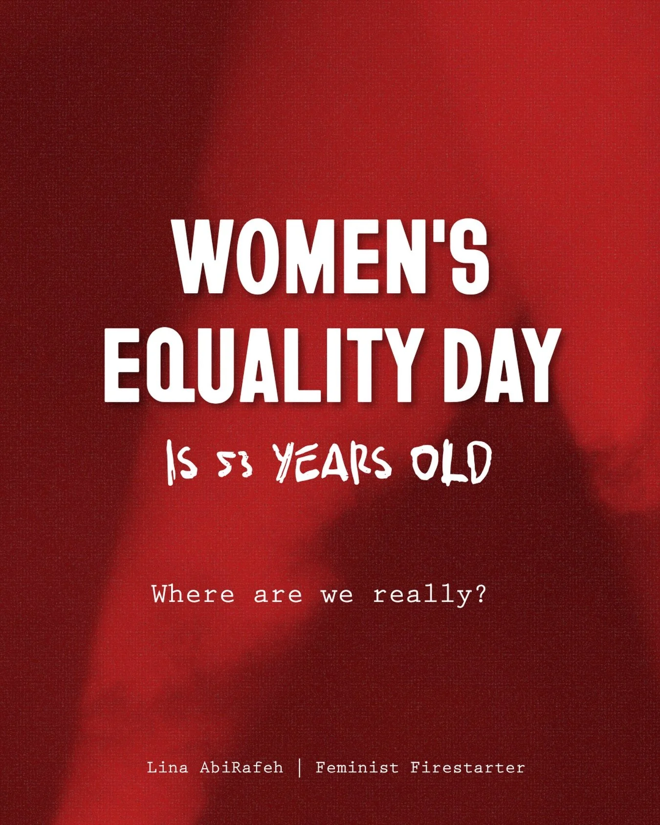 106 years ago today, the 19th Amendment was certified, barring any state from denying the vote on account of sex. But... not all women. Black, Native American, and Asian American women waited decades more.

Women&rsquo;s &ldquo;Equality&rdquo; Day is