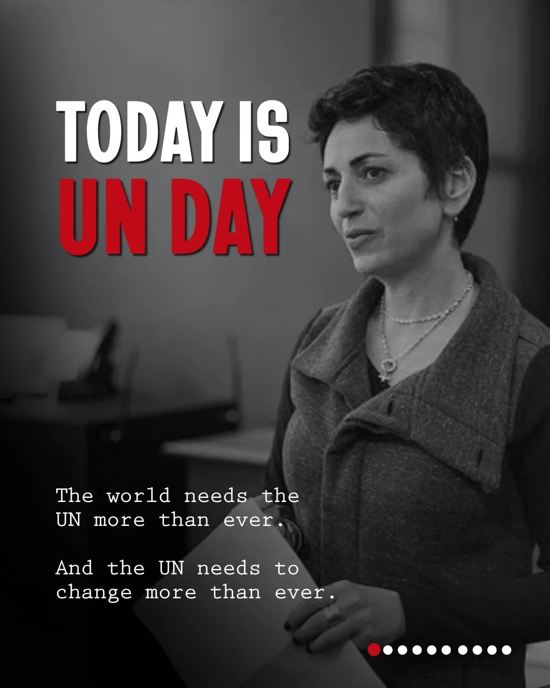 Happy UN Day. 81 years on, the UN is flawed, underfunded, and under attack, and the world needs it more than ever. 

Women are paying the highest price for this crisis. 

Swipe through for what needs to change. 💙

#UNDay #UN80 #Multilateralism #Wome