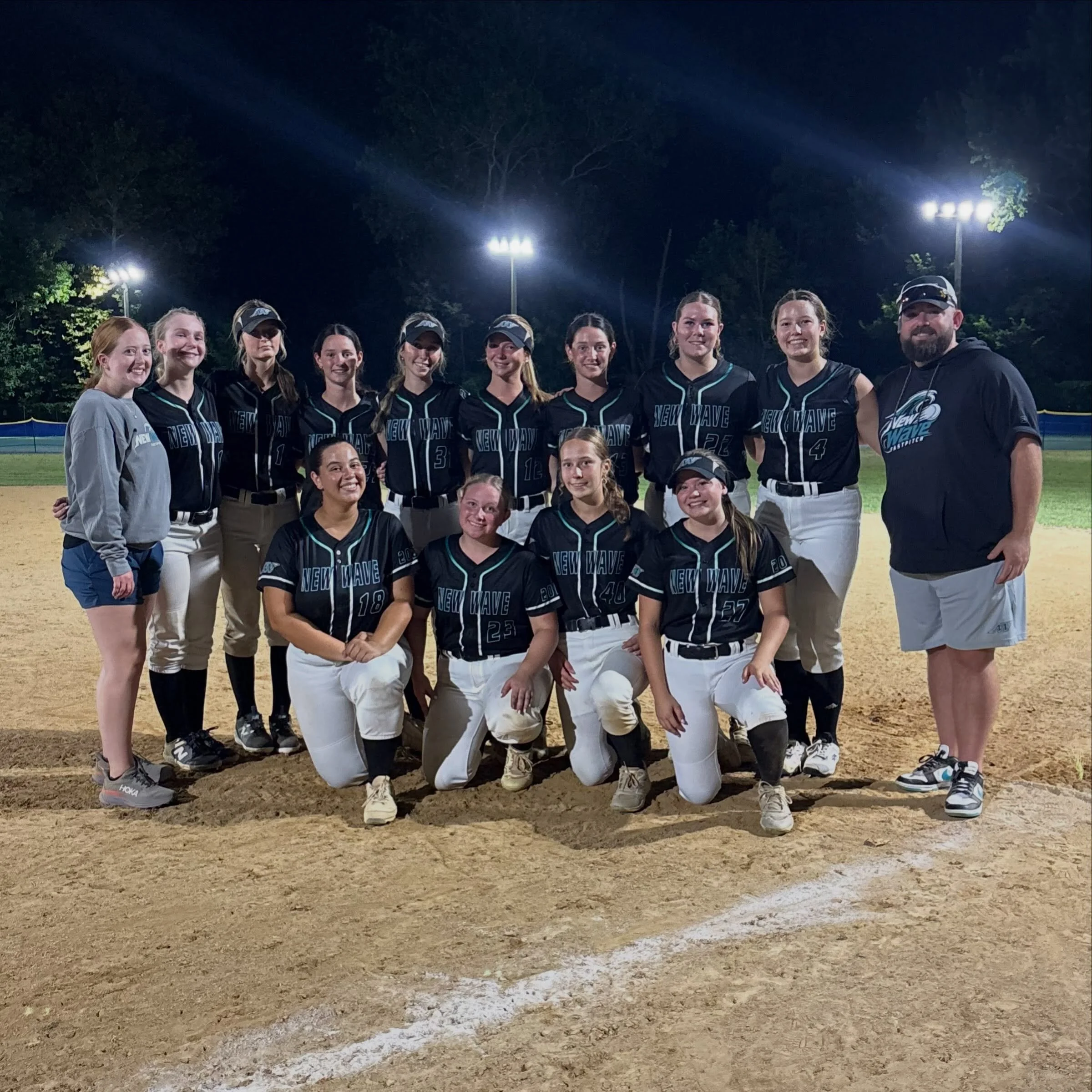 Making waves early this season 🌊🥎 2-0 and not slowing down. #NewWaveFastpitch #ridingthewave