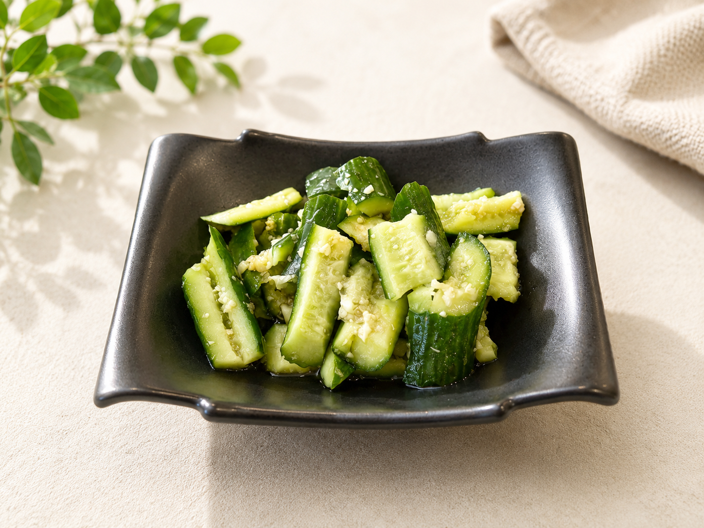 Cucumber Salad - 凉拌黄瓜（蒜泥）