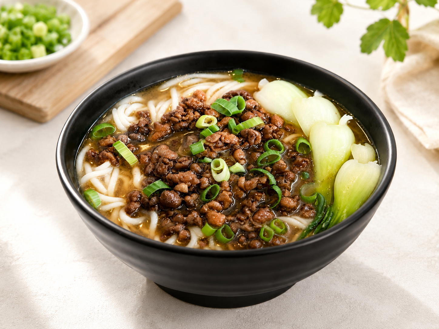 Aroma Pork Soup Noodle (non-spicy) - 清汤杂酱面
