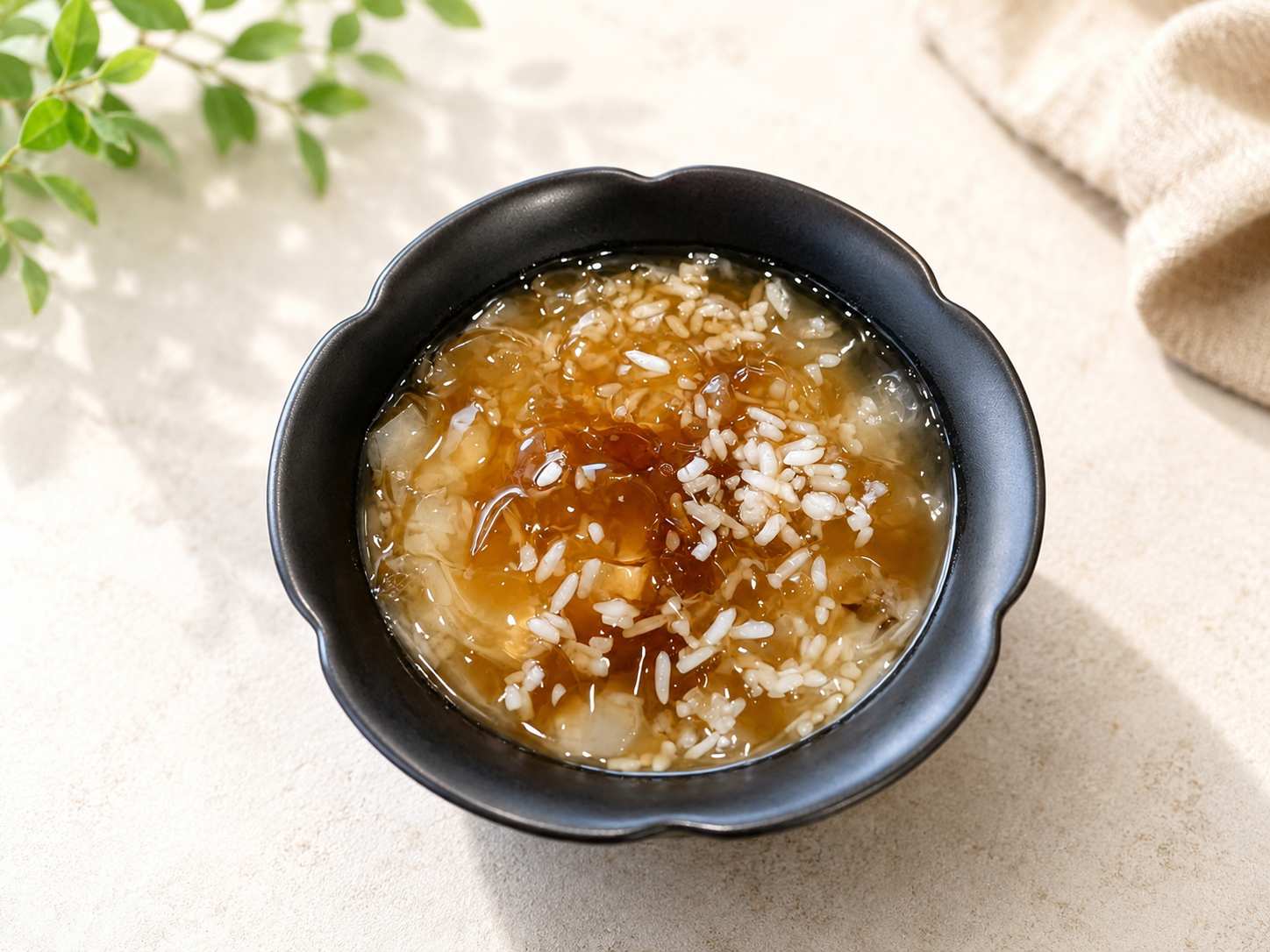 Classic Ice Jelly - （经典醪糟冰粉）