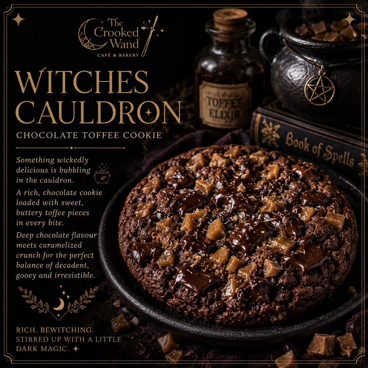 Witches Cauldron - Chocolate Toffee