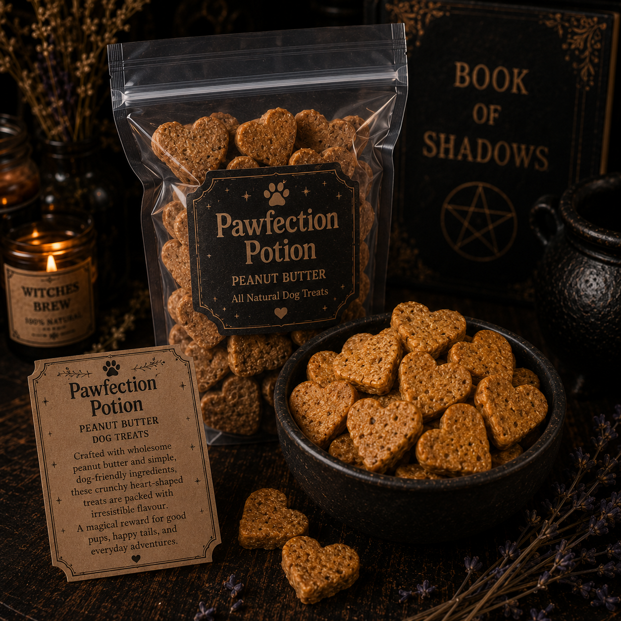 Pawfection Potion (Peanut Butter Dog Treats)