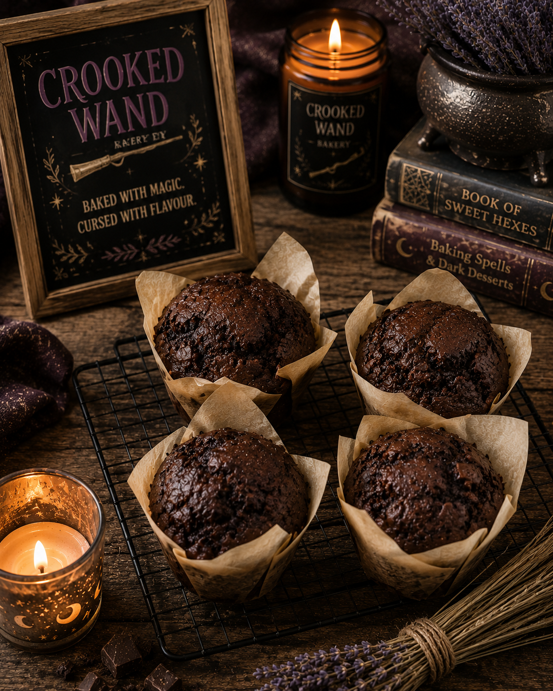 Witches Indulgence - Triple Chocolate Muffin