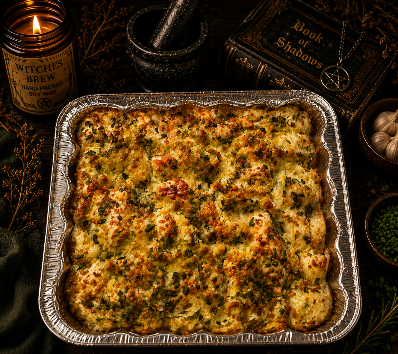 Herb Bound (Garlic Herb Focaccia)