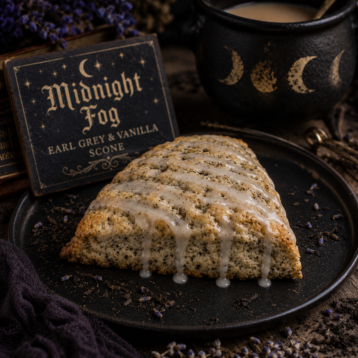 Midnight Fog - Earl Grey & Vanilla Scone
