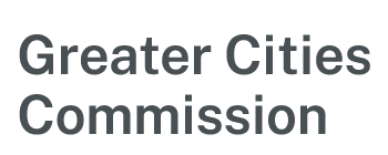Text reading "Greater Cities Commission"