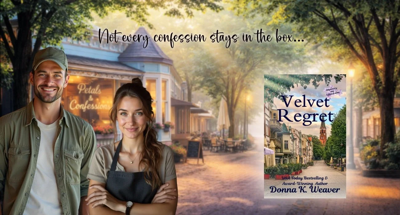 Cover for Velvet Regret by Donna K. Weaver - Not every confession stays in the box.
