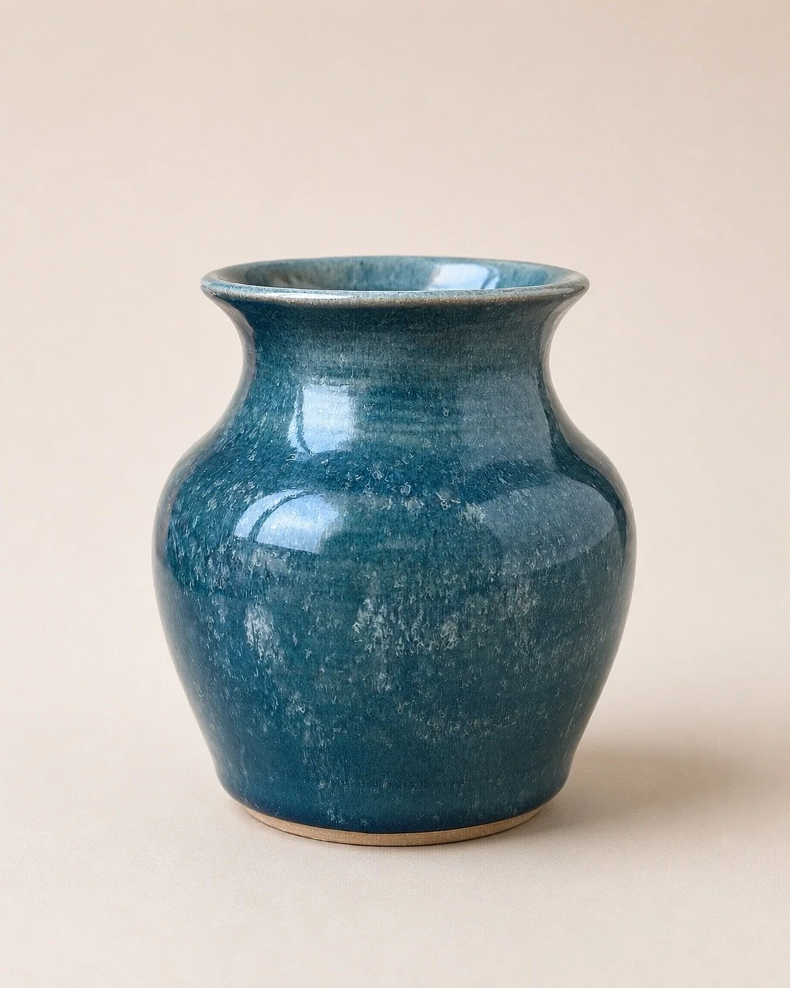Speckled Peacock Vase