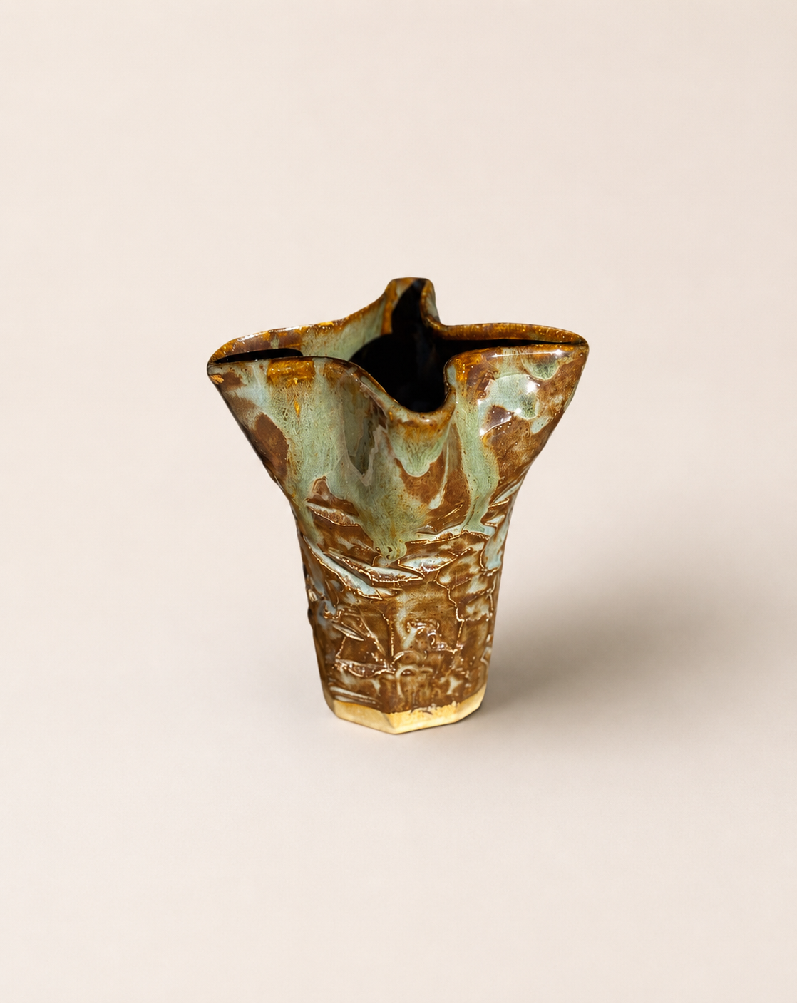 Mixed Kurinuki Vase