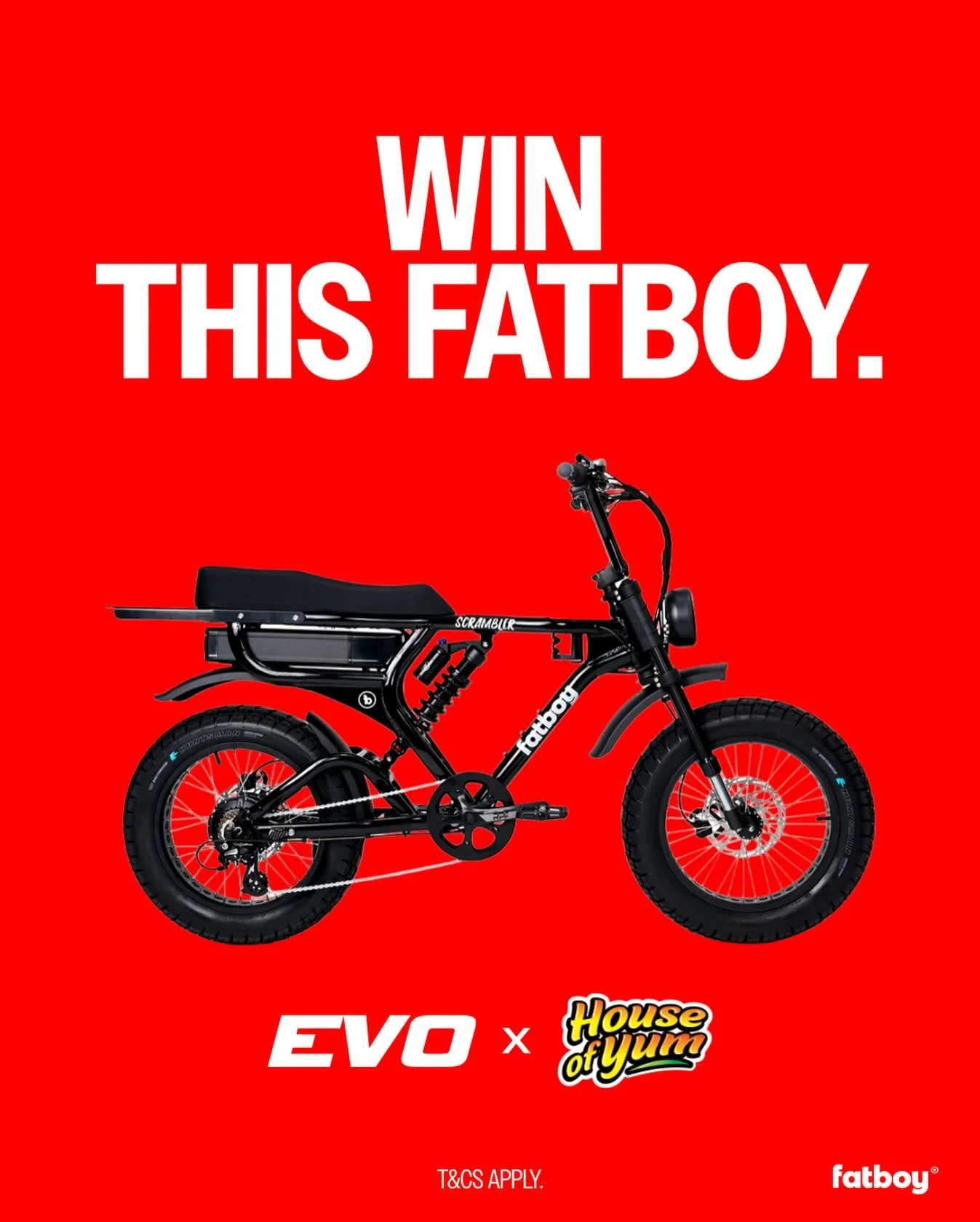 MAY GIVEAWAY 🚲 Win a Fatboy bike with @evocyclesnz . Follow the @enterhouseofyum page and comment on any post this May for your chance to win. Winner drawn 1 June. Tag your riding partner below 👇 Full terms and conditions at the link in bio.