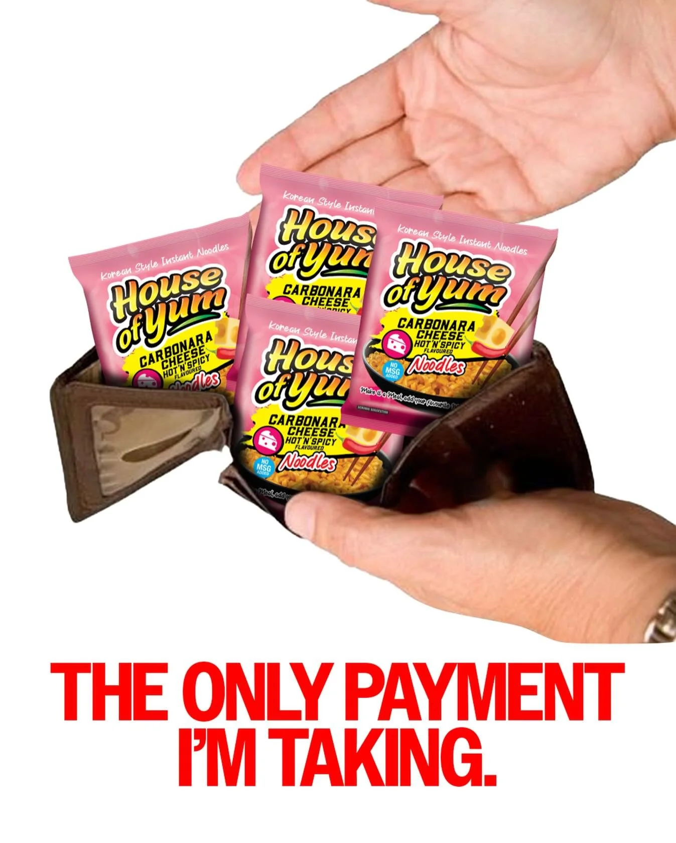 My wallet is empty but my noodle supply is not. Priorities.