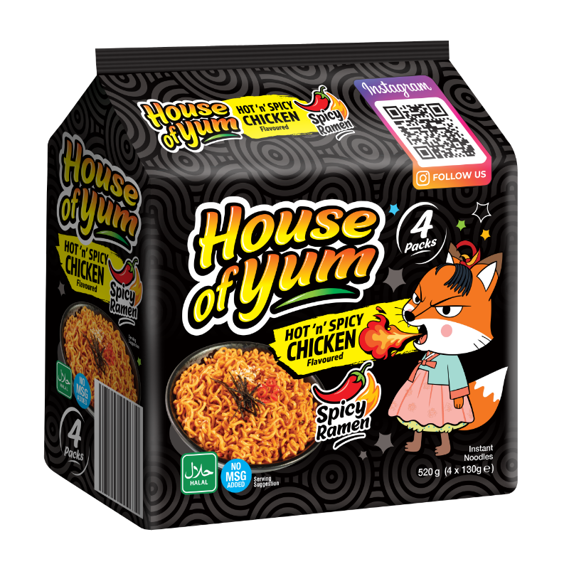 Hot ‘n’ Spicy ChickenFlavoured Noodles