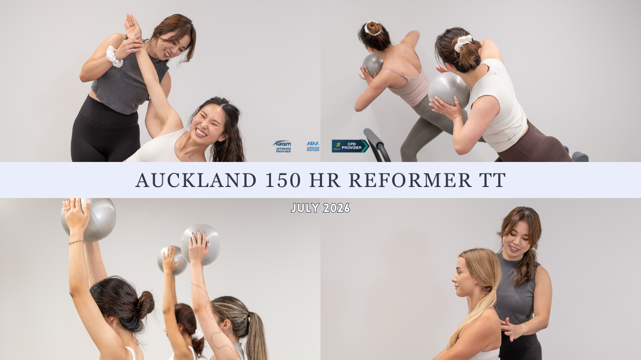 auckland reformer pilates instructor teacher training