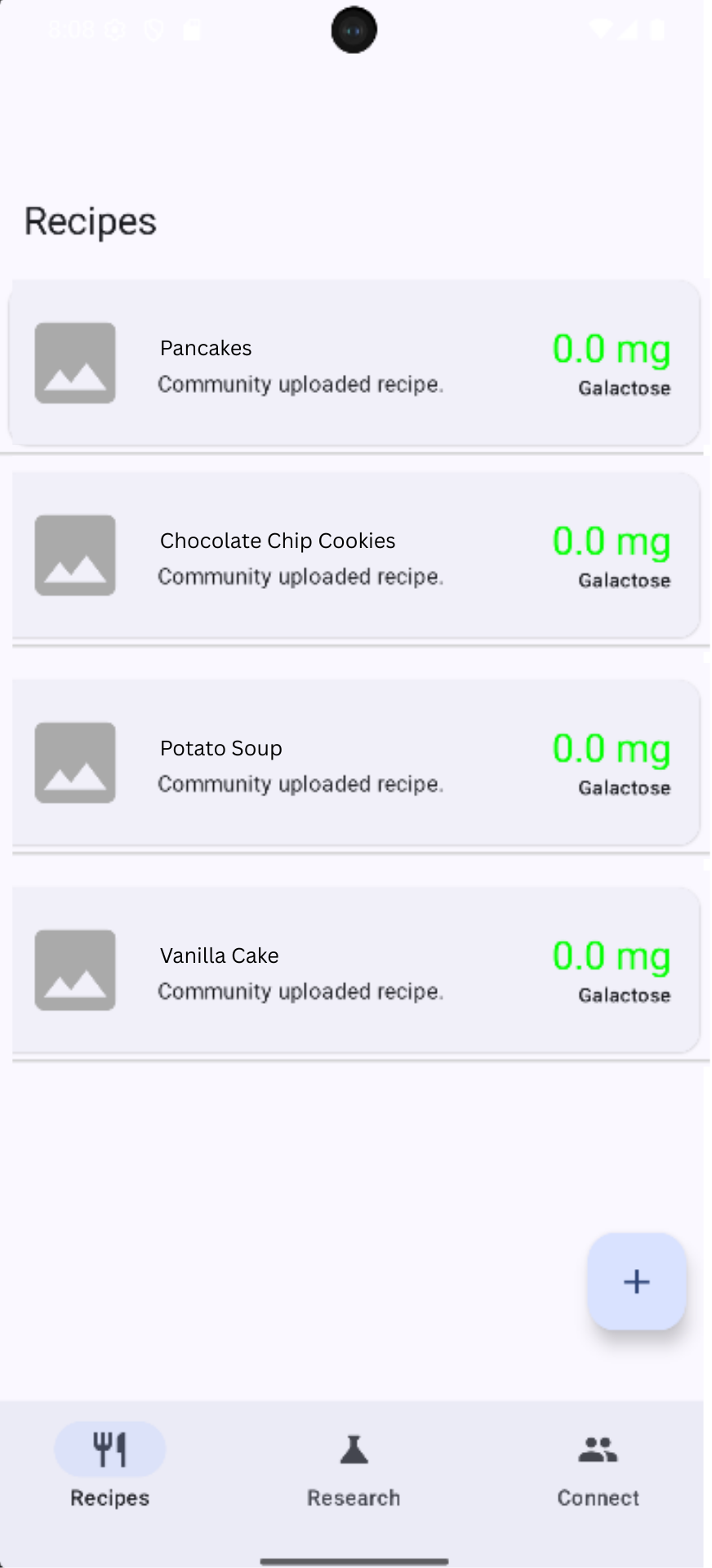 Save your recipes to view later or share
