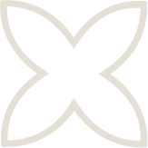 Black and white butterfly-shaped outline