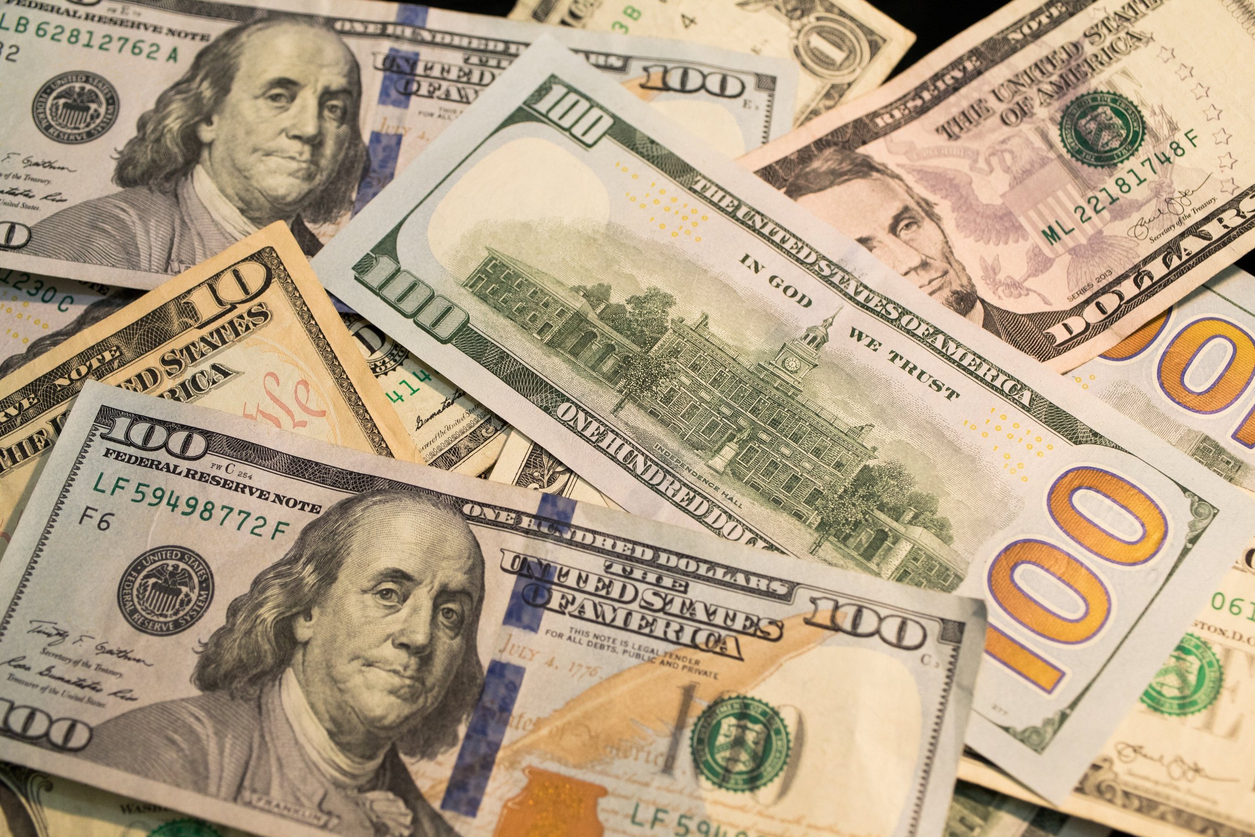 Hundred dollar bills