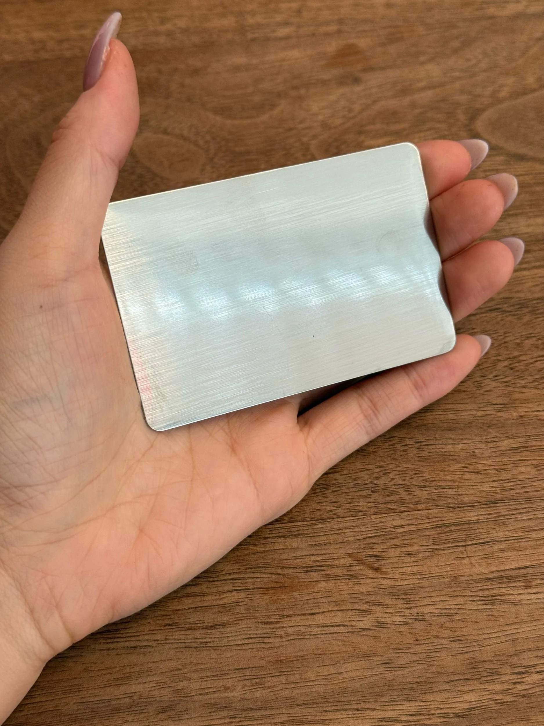 "The Modern Business Card" - Stainless Steel Metal