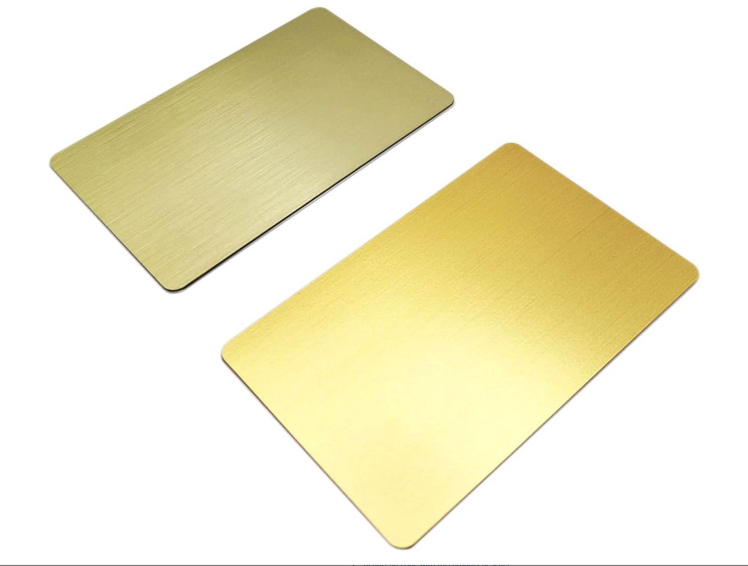 "The Modern Business Card" - Brushed Gold Metal