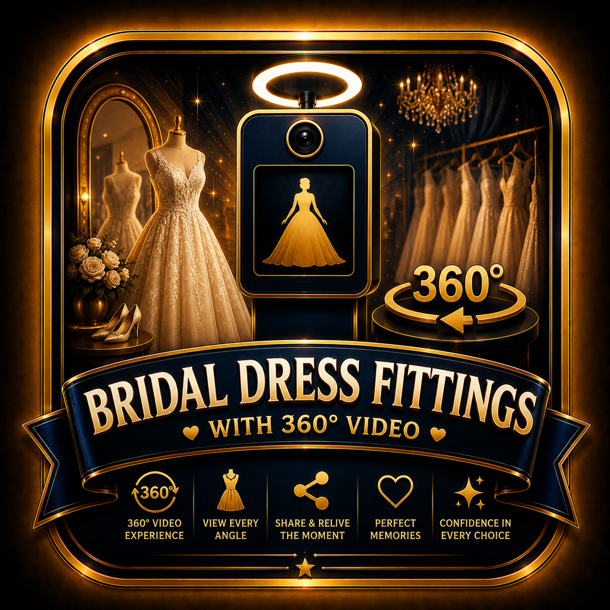 360 Degree Bridal Dress Fitting