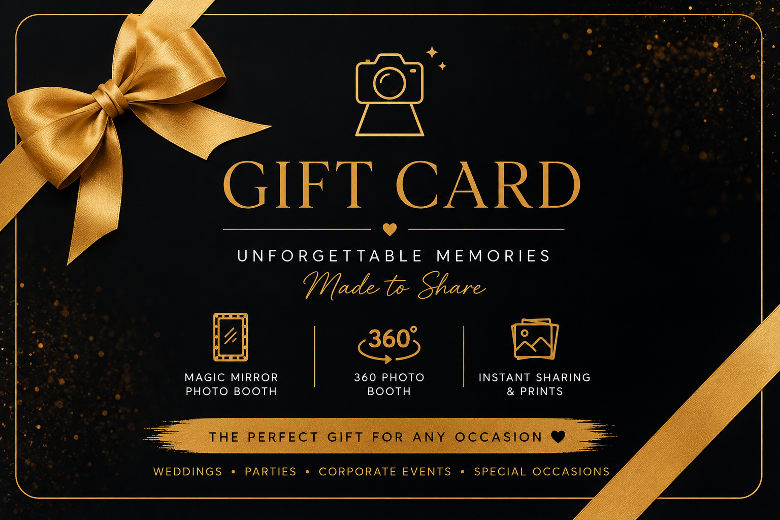 Photo Booth Hire Gift Card