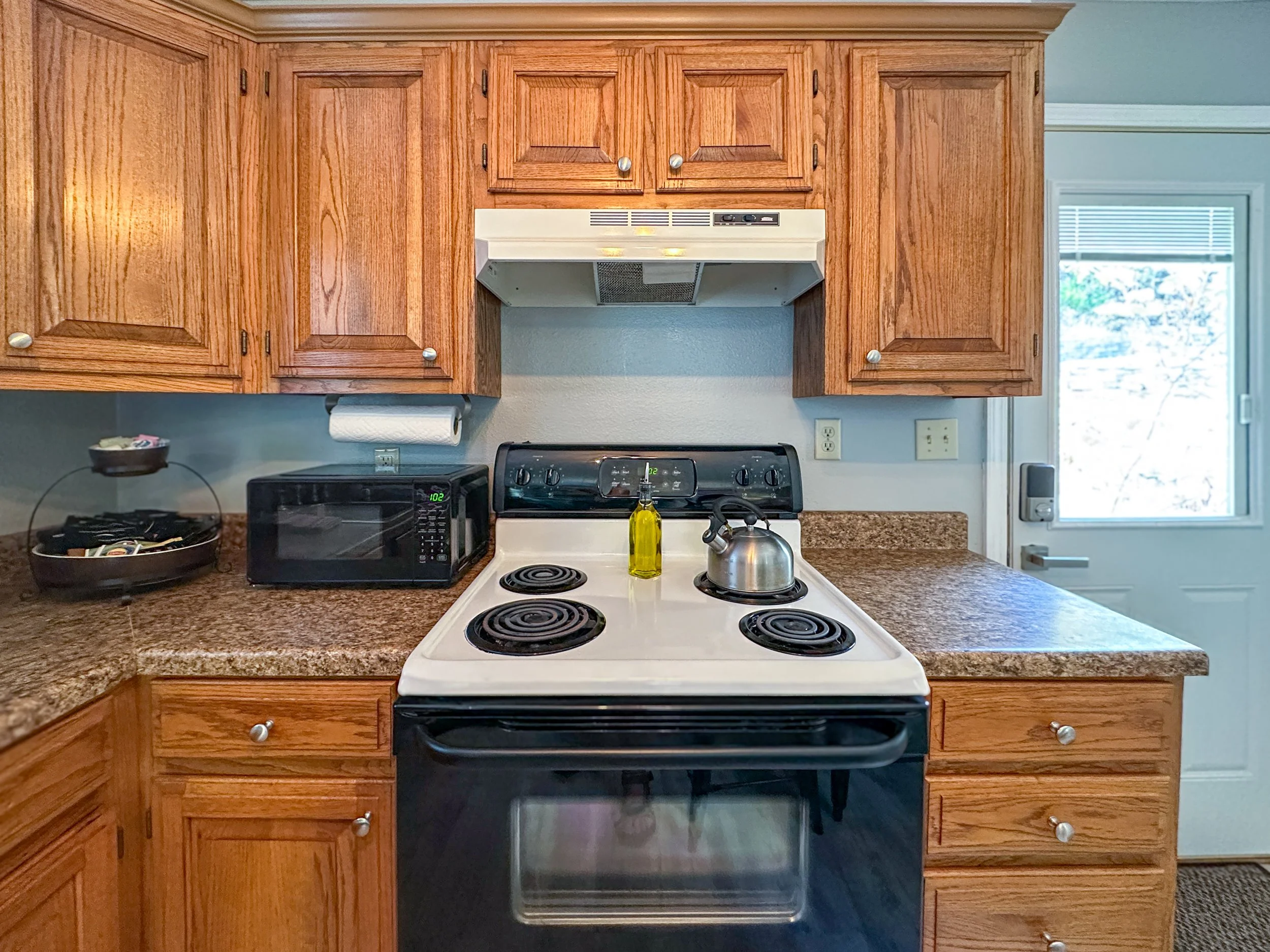 Kitchen vacation rental interior photography Eureka Springs Arkansas