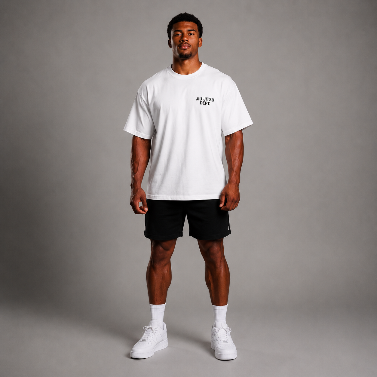 OFF WHITE - OVERSIZED TEE JIUJITSU DEPT.