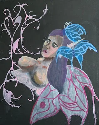 The creative and (sometimes arduous) process of writing and art