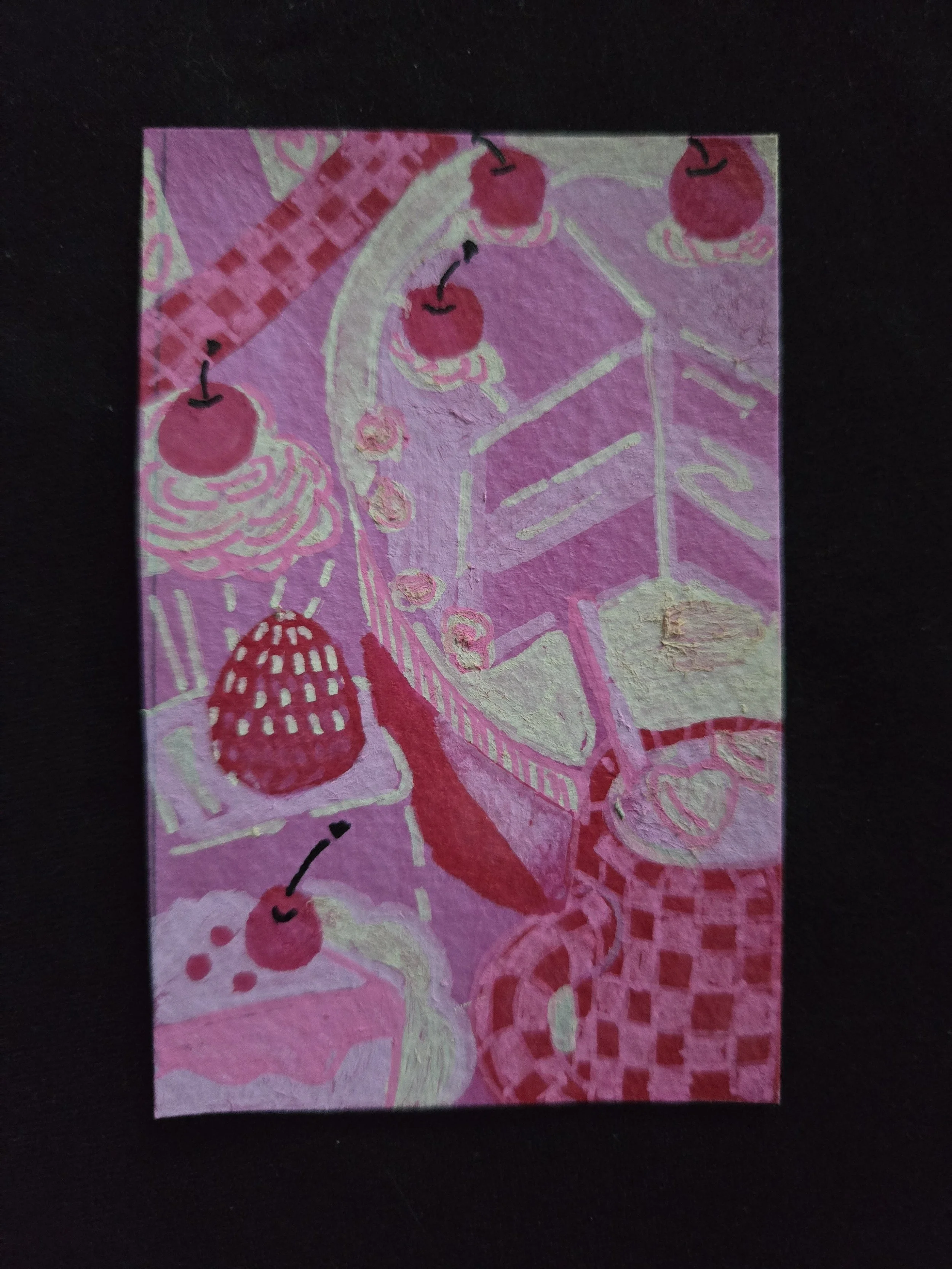 Tea Party- ACEO print