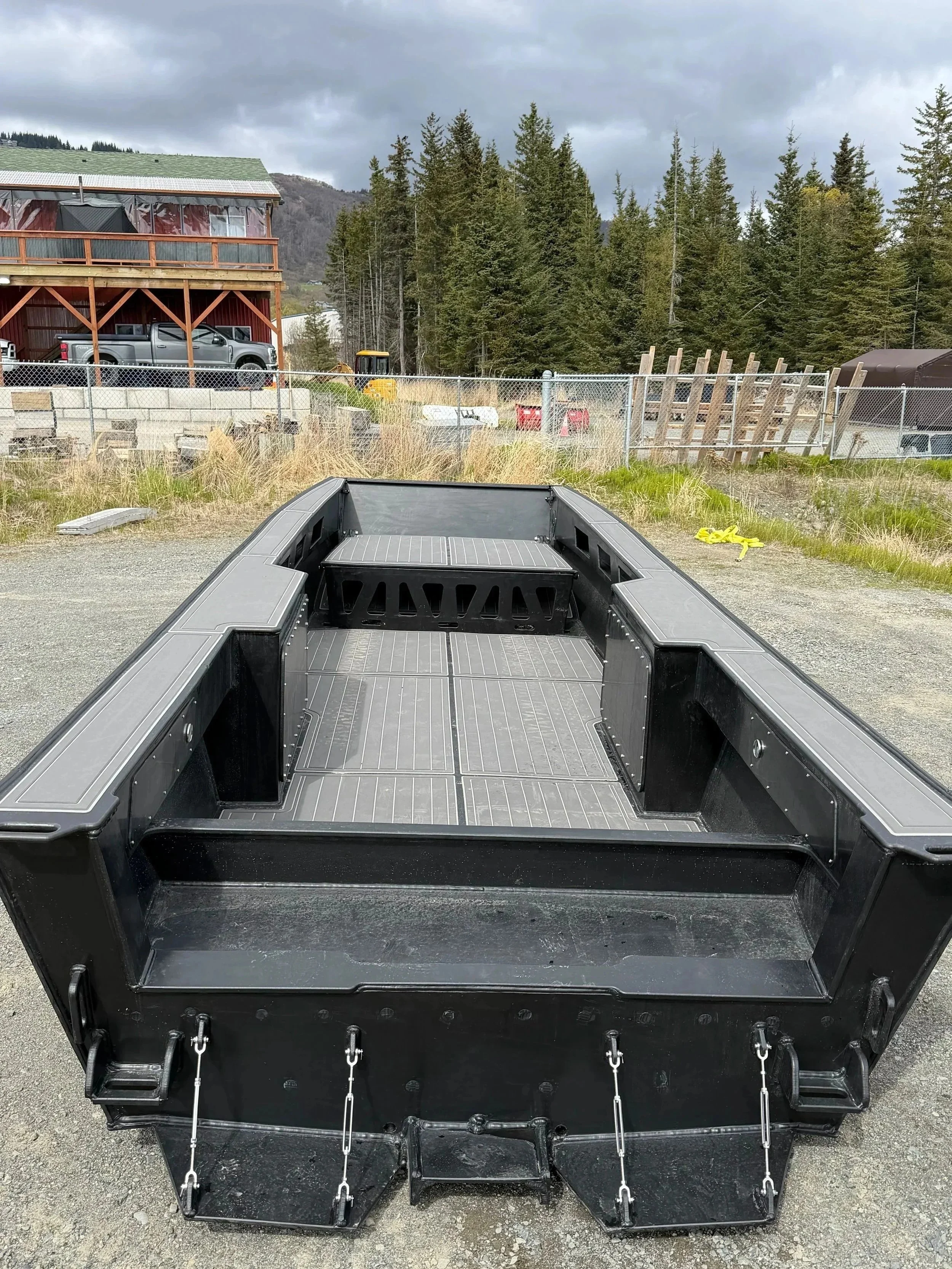 20" Landing Craft with Spacious Deck