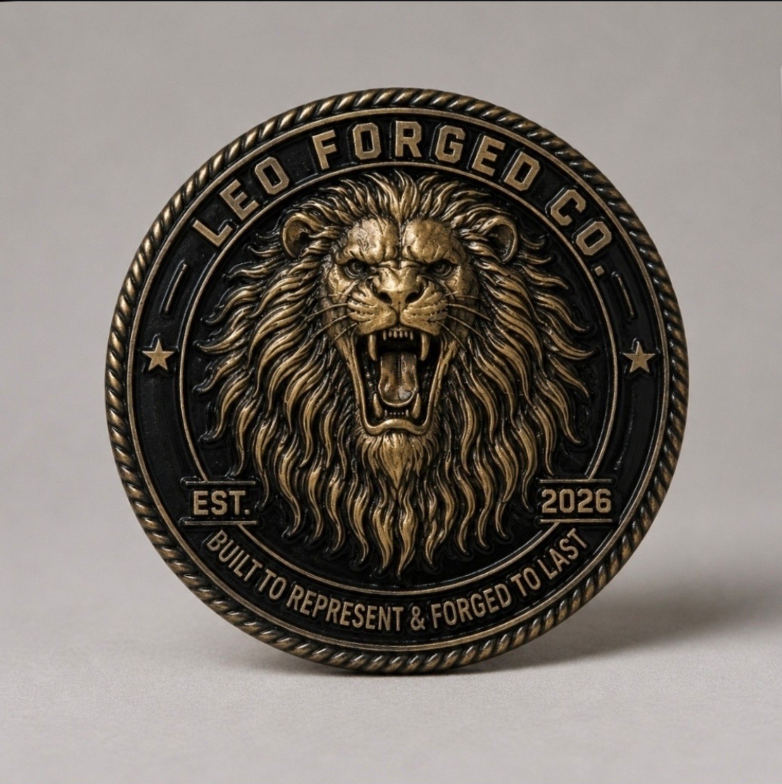 Leo Forged Co. Signature Challenge Coin