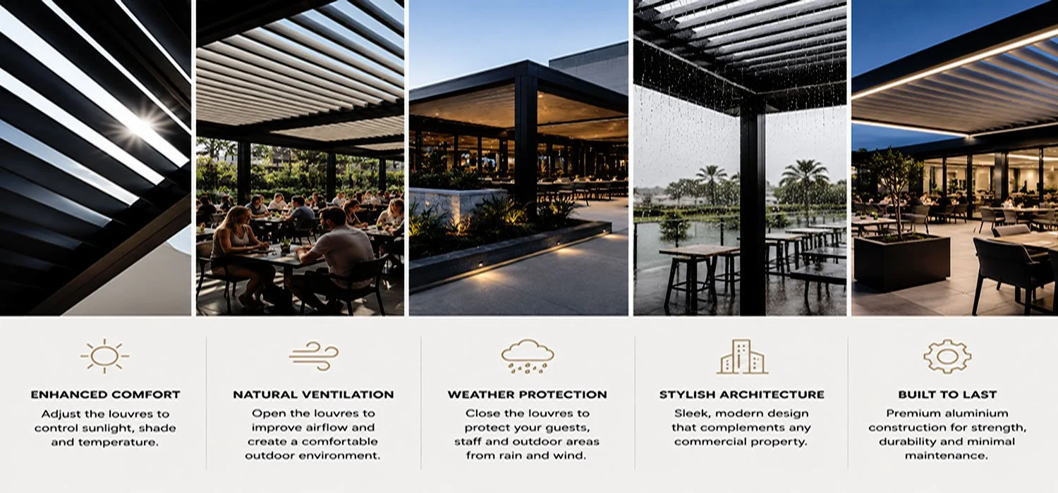 images for wather conditions under louvres roof