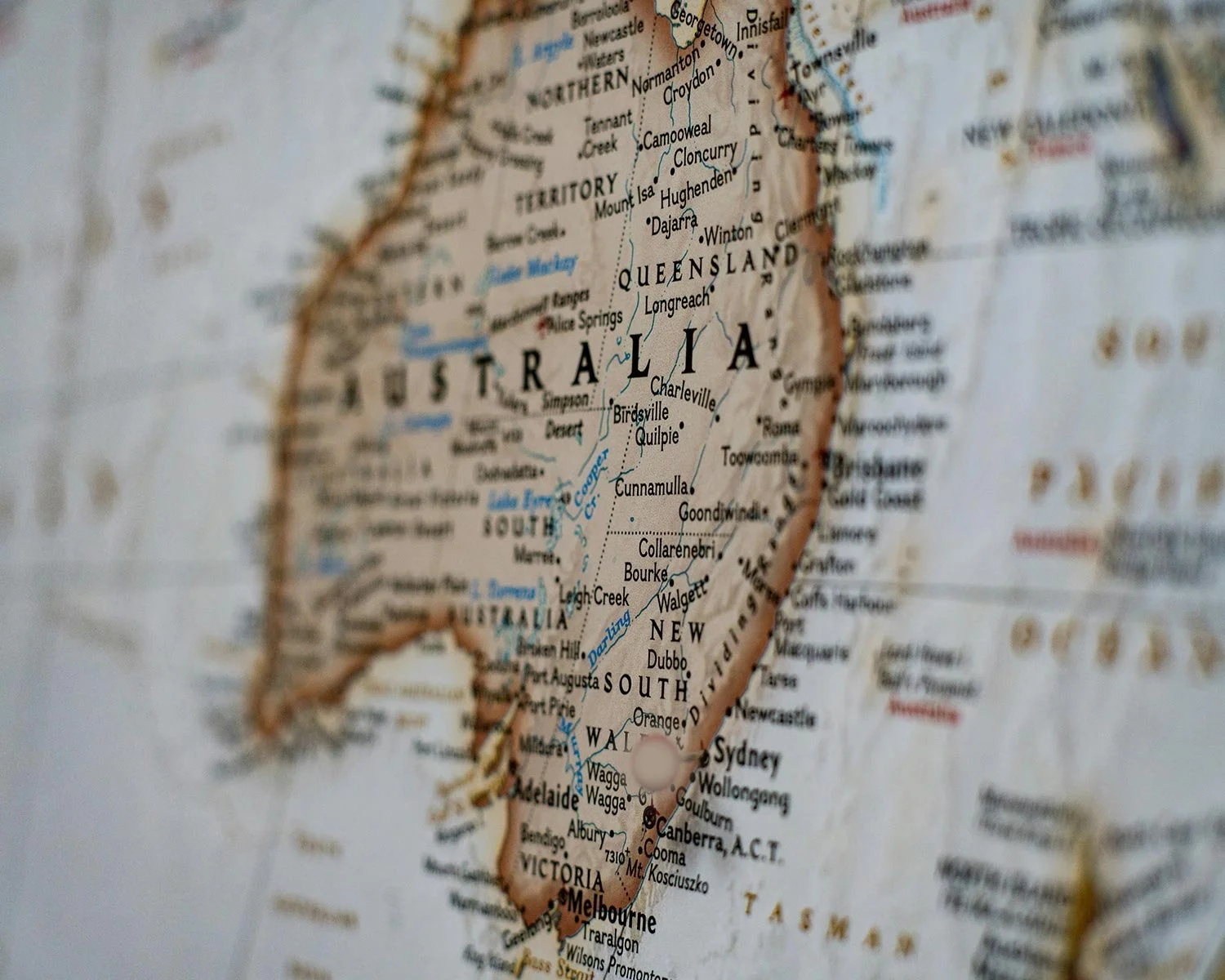 australia map