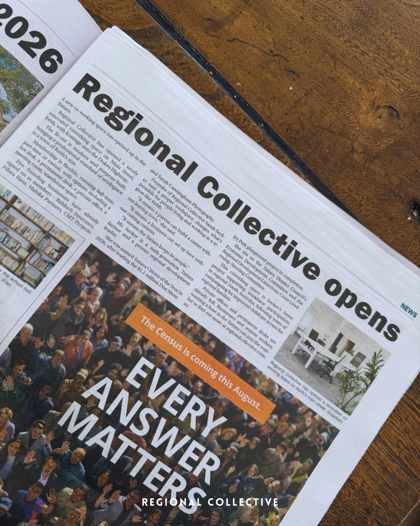 The paper picked up our story this week.

It&rsquo;s been great seeing the response to our new space over the past fortnight.

Proof again. Infrastructure encourages workforce participation.

A special moment for our founding members. All entrepreneu