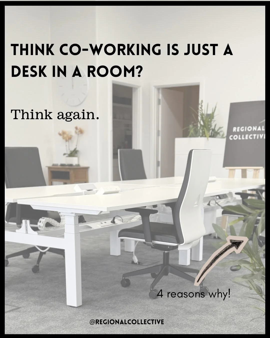 Co-working isn&rsquo;t a desk in a room.

It&rsquo;s insurers, photographers and farmers under one roof, solving different problems.

The best ideas here don&rsquo;t happen in meetings. They happen in the kitchen.

No lease. No fit-out. Just a space 