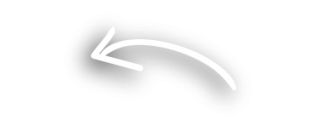 White arrow drawn on a black background