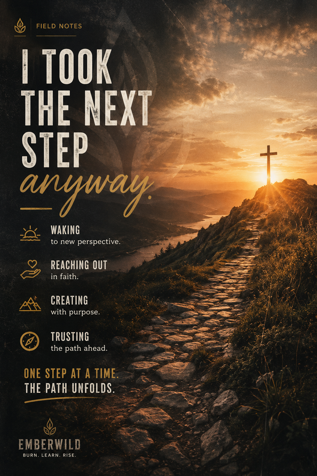 Taking the next step anyway.