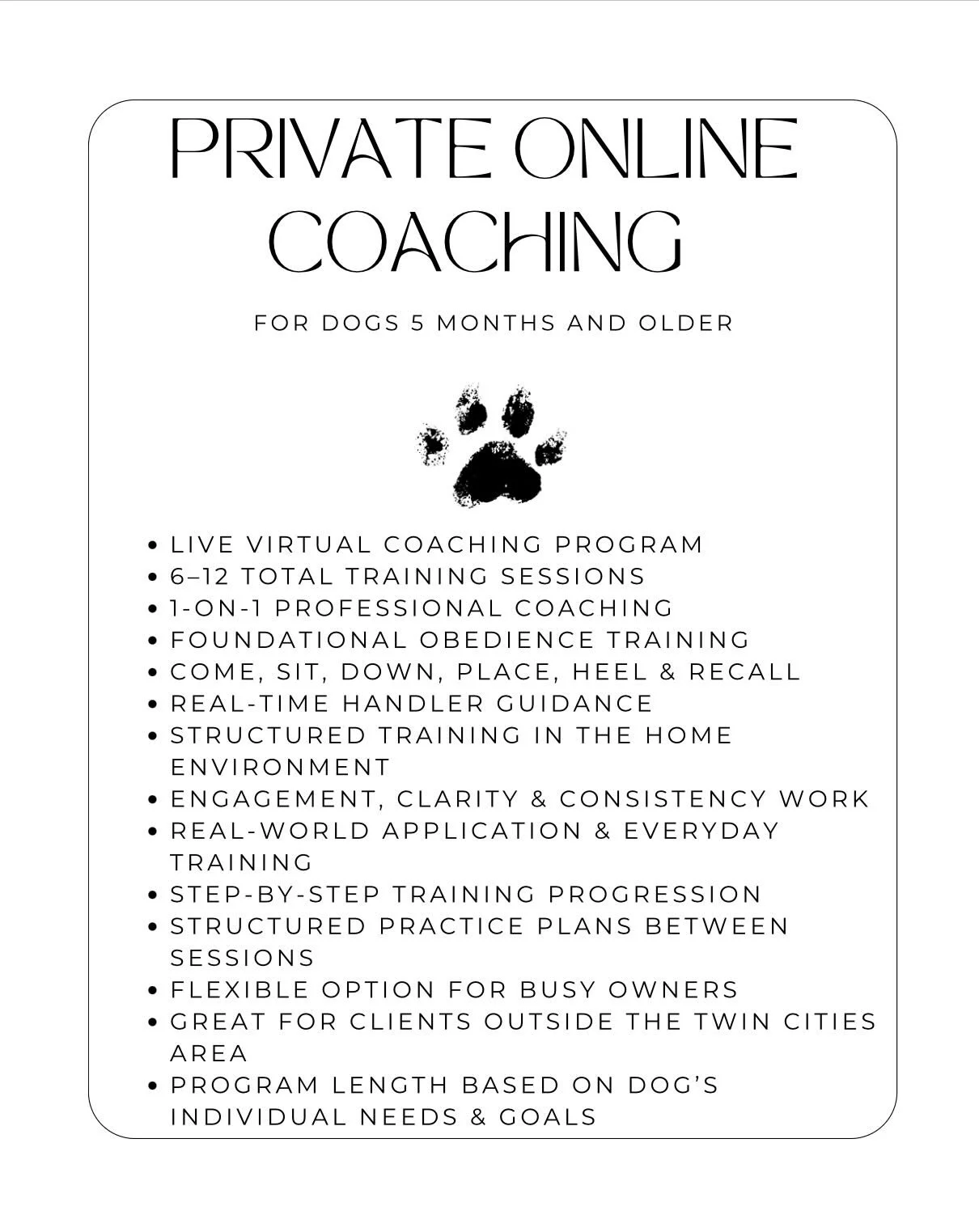 Not every dog thrives in the same training environment &mdash; and not every owner has the same schedule, lifestyle, or location either. 🐾

Because of that, I&rsquo;ve officially added two new training options to Sit Happens K9 Co: Hybrid Training a
