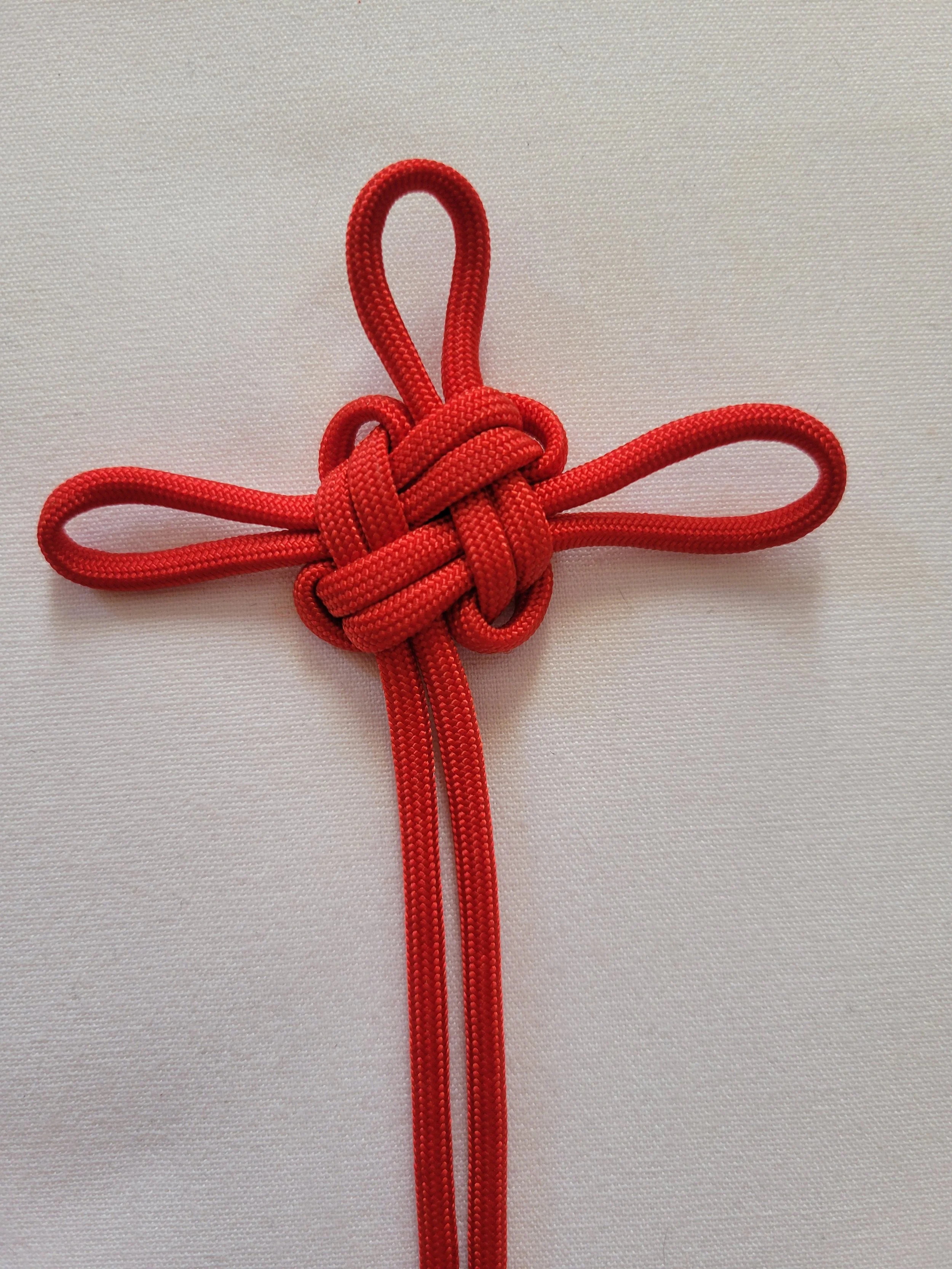 Korean Maedeup (매듭) Bookmark (with or without book) - Shared Hearts Knot with Tassel