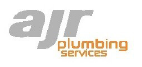 Logo of AJR Plumbing Services with stylized text.