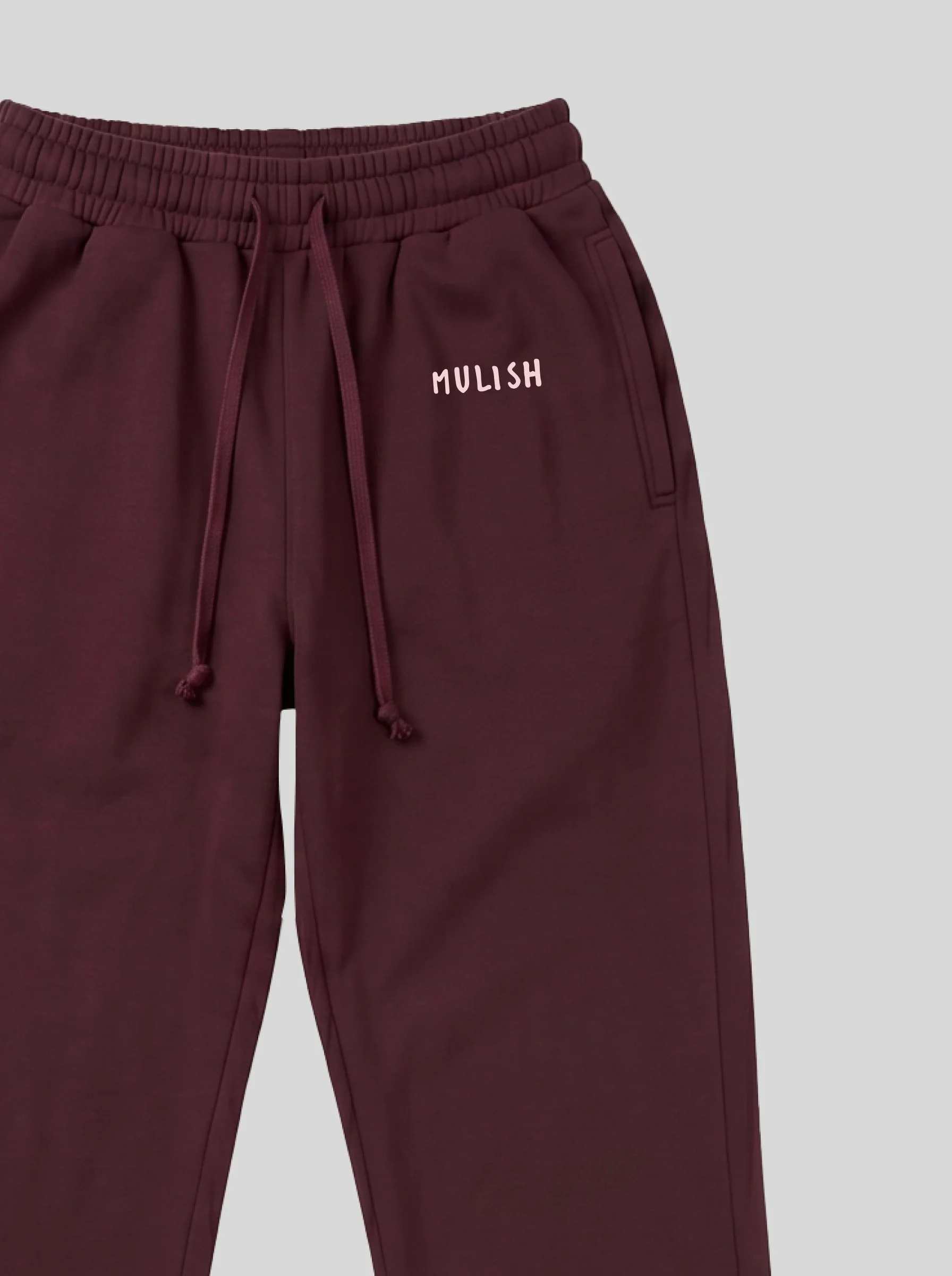 Nothing Waiting Ahead Bruised Berry Pants - Unisex