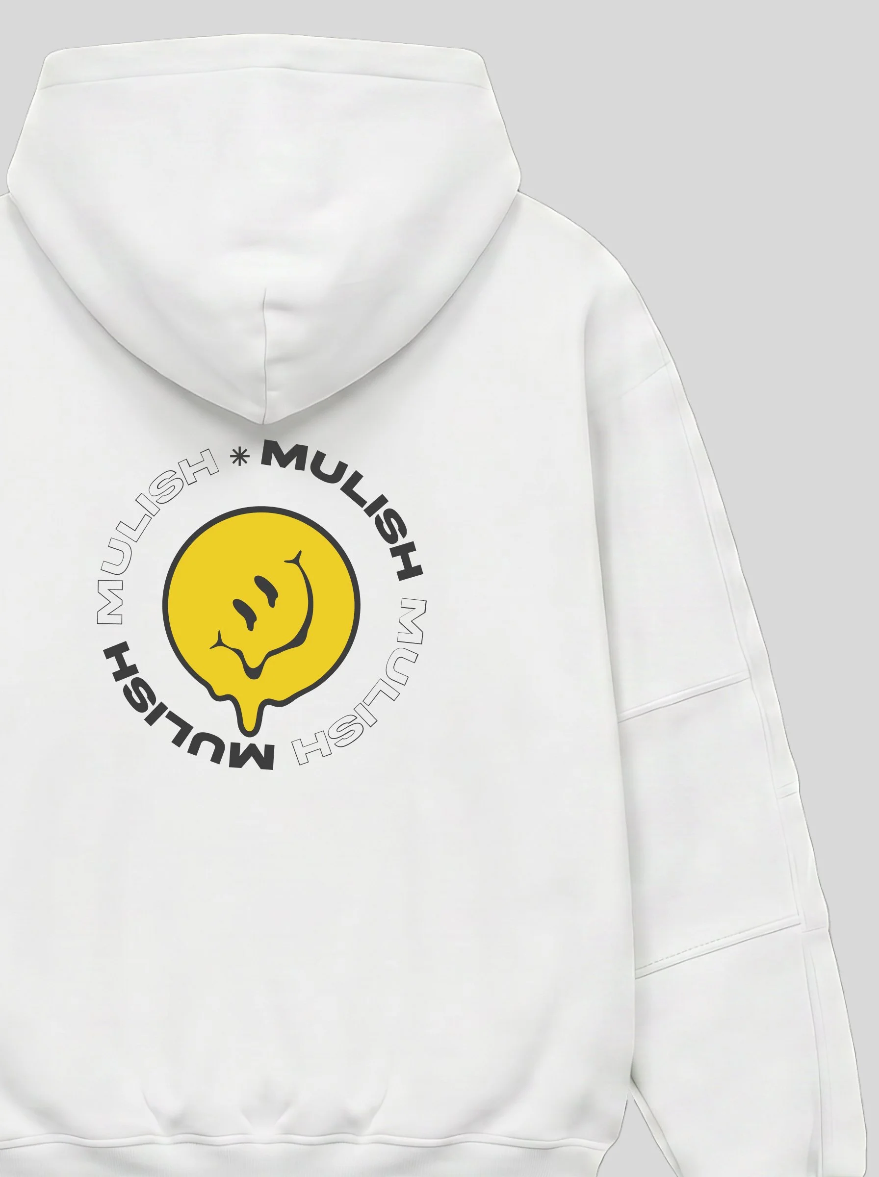 Mulish Essentials Melting Smiley Face White - Unisex