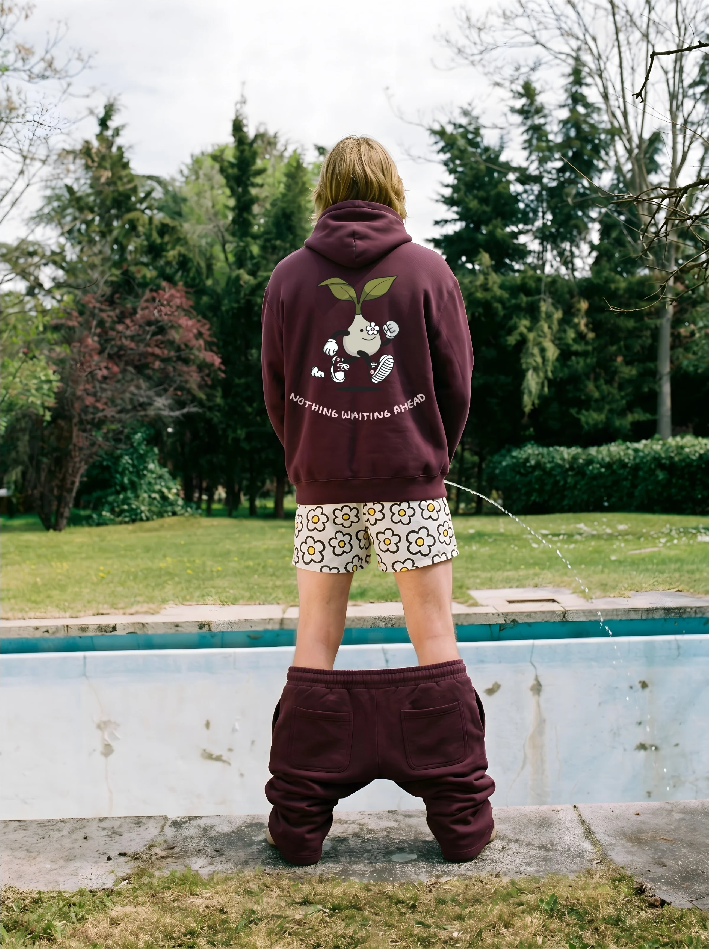 Nothing Waiting Ahead Bruised Berry Hoodie - Unisex