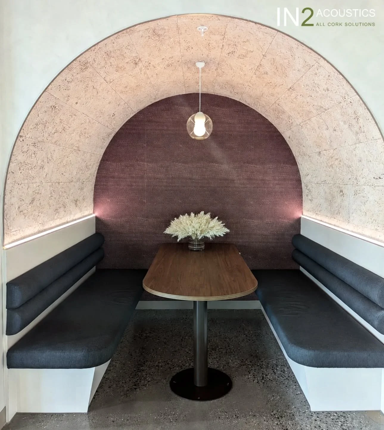 We&rsquo;re excited to share one of the cozy alcoves, recently completed! ✨
Our Lisbon Cork Panels in Pearl bring natural texture and acoustic comfort to the space, with the gentle curve wrapping the alcove to create a calming, enclosed feel. It&rsqu