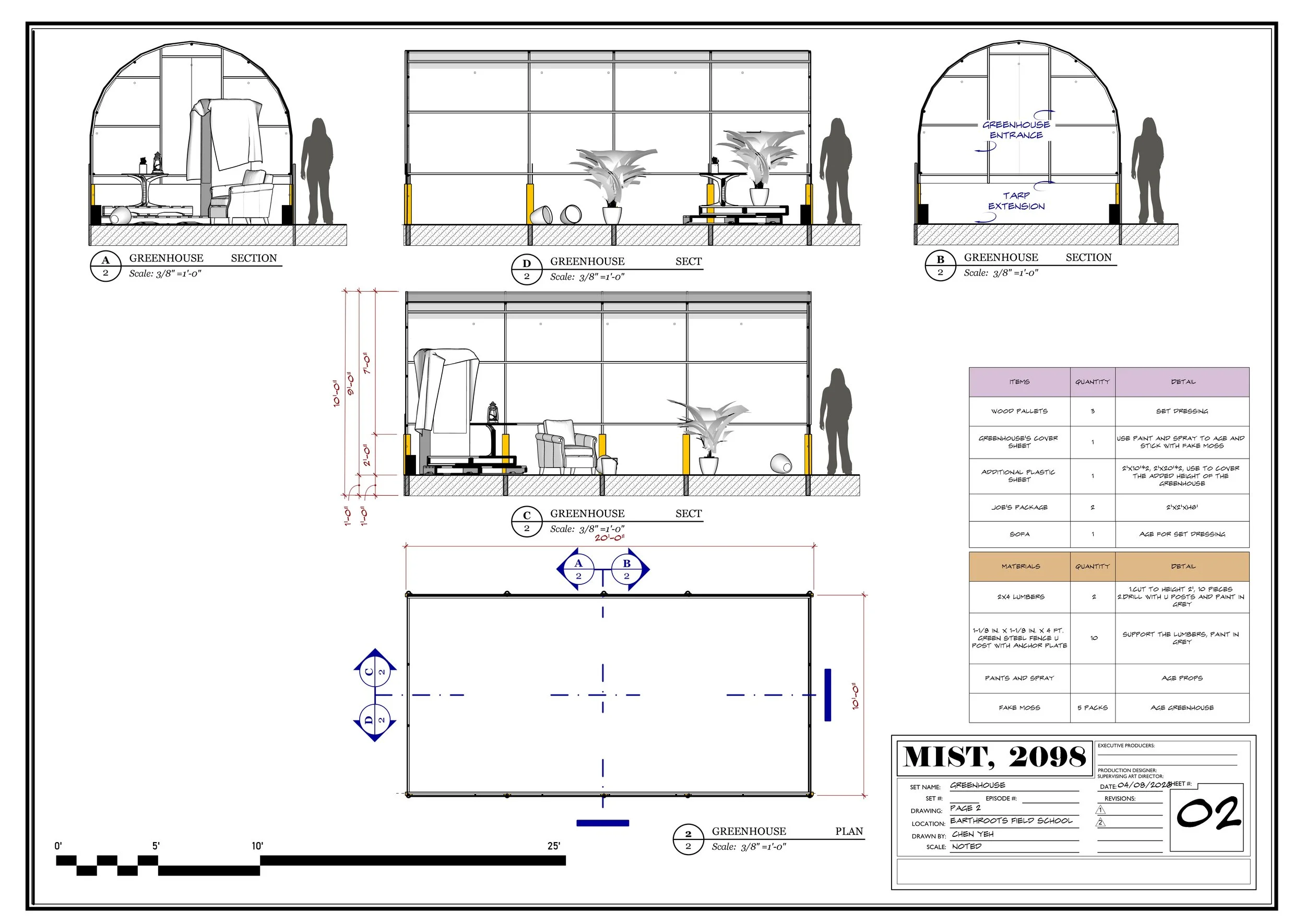 Floor Plan & Sections