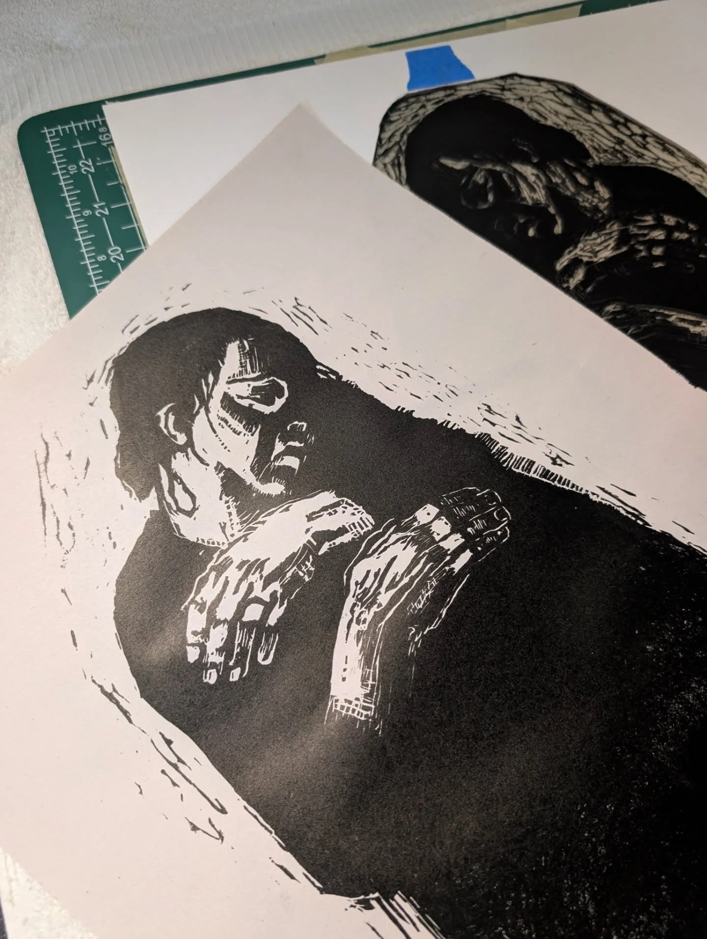 In 1922, K&auml;the Kollwitz completed the first of seven woodcuts about war. Purposely avoiding images of soldiers or battlefields, she shows those left behind. The widow. The grieving parents. The mothers. She carved them after losing her son Peter