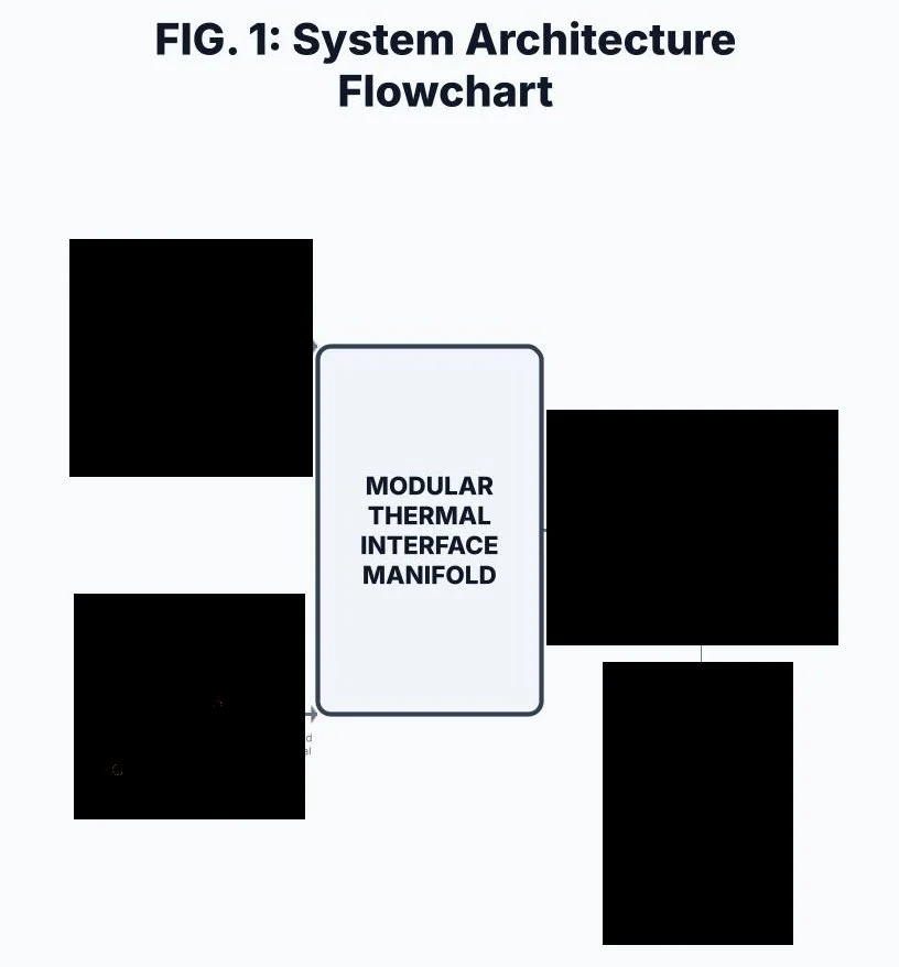 A clean, technical cross-section of an integrated thermal manifold, illustrating optimized fluid distribution paths and advanced geometric engineering for efficient heat management.