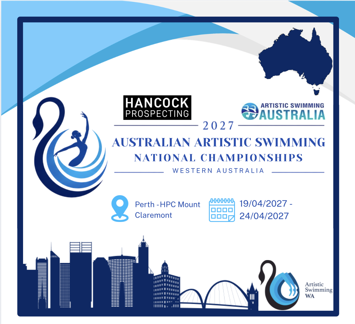 Perth to Host the 2027 Australian Artistic Swimming National Championships